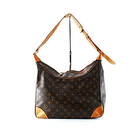 Louis Vuitton Monogram Boulogne 35 Zip Hobo GM 861031