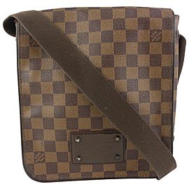 Louis Vuitton Damier Ebene Brooklyn PM Crossbody Table Bag 93lv96