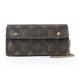 Louis Vuitton Monogram Accordion Wallet on Chain 353lvs525