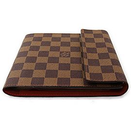 Louis Vuitton 20th Anniversary Damier Ebene CD Pouch Case Holder Clutch Bag 862889