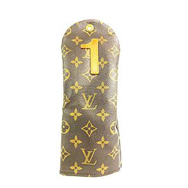 Louis Vuitton Monogram Golf Club Cover Etui Case Pouch No. 1 Number one 4L101