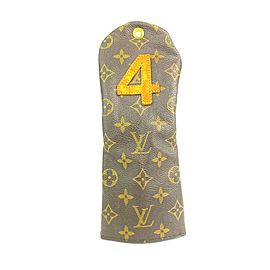 Louis Vuitton Monogram Golf Club Cover No. 4 Number 4 Etui 7LVA101