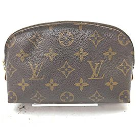 Louis Vuitton Monogram Cosmetic Pouch Make Up Case 861961