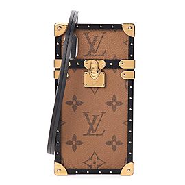 Louis Vuitton Reverse Monogram Eye Trunk iPhone X Xs Crossbody Phone Case 270lvs216