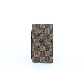 Louis Vuitton Damier Ebene Mobile Etui Cigarette or Phone Case 12lz1002