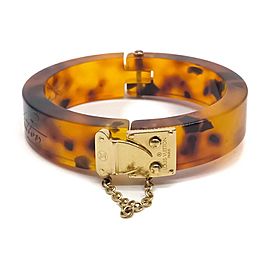 Louis Vuitton Havane Tortoise Lock Me Bangle Bracelet 863308