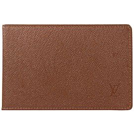 Louis Vuitton Brown ID Holder Card Wallet Insert 1LZ1104