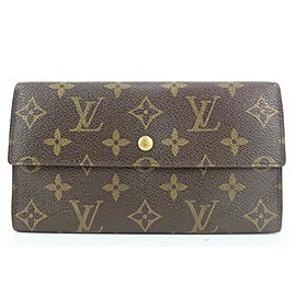 Louis Vuitton Monogram Porte Tresor Sarah Long Wallet 16lvs113