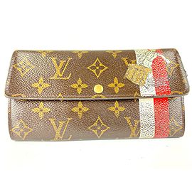 Louis Vuitton Rare Groom Bellboy Porte Tresor Sarah Long Wallet 6LVa1117