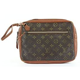 Louis Vuitton Monogram Pochette Marly Dragonne Wristlet Pouch 199lvs29