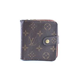 Louis Vuitton Monogam Compact Zippy Wallet 24LR0522