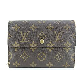 Louis Vuitton Monogram Alexandra Trifold Wallet 59lvs115