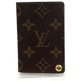 Louis Vuitton Monogram Card Case Organizer Wallet 872598