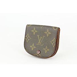 Louis Vuitton Monogram Coin Purse Change Pouch Demi Ronde 12lv1027