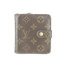 Louis Vuitton Monogram Compact Snap Wallet 1LK1212