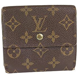 Louis Vuitton Monogram Elise Snap Wallet 3LV1022