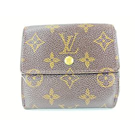 Louis Vuitton Monogram Elise Snap Compact Wallet 18LVL1125