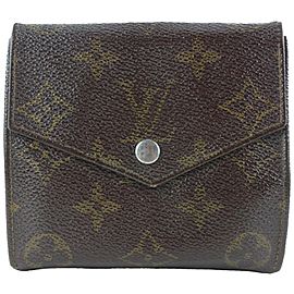 Louis Vuitton Monogram Elise Snap Compact Wallet 3lk0122