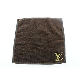 Louis Vuitton Brown Monogram LV Golf Hand Towel 724lvs323