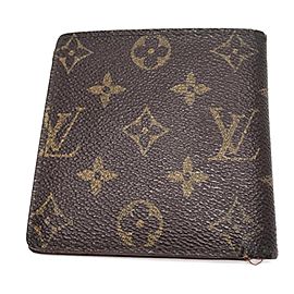 Louis Vuitton Brown Monogram Marco Bifold 232314 Wallet