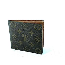 Louis Vuitton Brown Monogram Slender Florin Compact 5lva73 Wallet