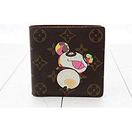 Louis Vuitton Limited Rare Panda Bifold Wallet Multiple Slender Marco 860566