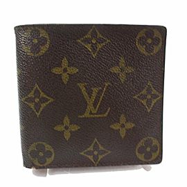 Louis Vuitton Monogram Bifold Multiple Slender Men's Wallet 867092