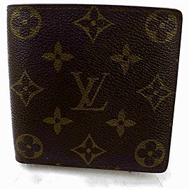 Louis Vuitton Monogram Multiple Wallet Marco Florin Slender Bifold 858342