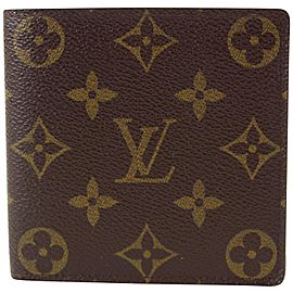 Louis Vuitton Monogram Slender Multiple Florin Marco Men's Bifold Wallet 14lvs1223