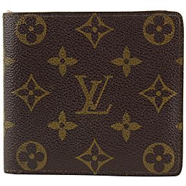 Louis Vuitton Monogram Slender Multiple Marco Florin Men's Bifold Wallet 12lvs1223