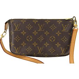 Louis Vuitton Monogram Pochette Accessoires with Long Strap Pouch Accessories 861458