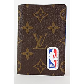 Louis Vuitton LV x NBA Monogram Pocket Organizer Card Holder Wallet 6lvs1230