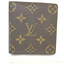 Louis Vuitton Monogram Porte Billets 6 Cartes Credit Men's Wallet Slender 861494