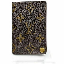 Louis Vuitton Monogram Card Case Porte Cartes Credit Pression 861531