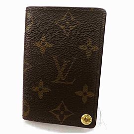 Louis Vuitton Monogram Card Case Porte Cartes Credit Pression Photo Album 860260