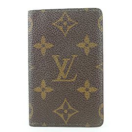 Louis Vuitton Monogram Porte Cartes Card Holder Wallet Case 55lvs115