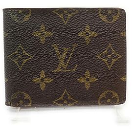 Louis Vuitton Monogram Porte Billets Wallet 9 Cartes Credit Slender Florin 862030