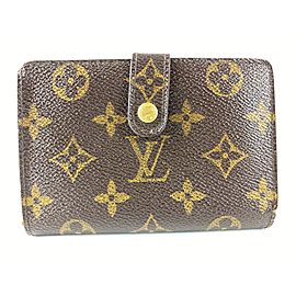 Louis Vuitton Monogram Porte Monnaie Billet Viennois Kisslock Pouch 10lva11117