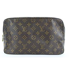 Louis Vuitton Monogram Trousse Toilette 28 Cosmetic Pouch 125lv0