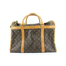 Louis Vuitton HARD TO FIND Monogram Sac Chien 50 Dog Carrier Pet Tote Bag 752lvs325