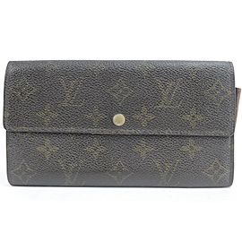 Louis Vuitton 8LK0120 Monogram Bifold Long Sarah Porte Tresor