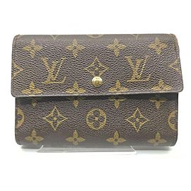 Louis Vuitton Monogram Porte Tresor Etui Papier Wallet Trifold Purse 861450