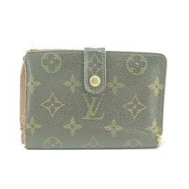 Louis Vuitton 41LK0109 Monogram Porte Viennois Kisslock French Twist Wallet