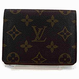 Louis Vuitton Ultra Rare Monogram Japon-Singapour Wallet Card Case Holder 861453