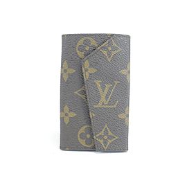 Louis Vuitton Ultra Rare Monogram Key Case 4 Holder Wallet 19LKO122