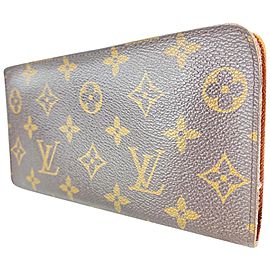 Louis Vuitton Monogram Zippy Wallet Long Zip Around Continental 13LVL1125