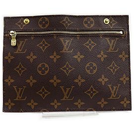 Louis Vuitton Monogram Randonnee Pouch Toiletry Pouch GM Make Up Zip Case 861685