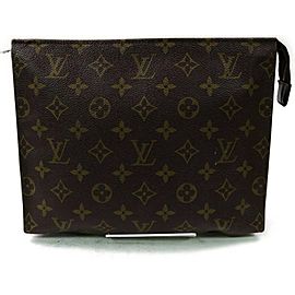 Louis Vuitton Monogram Toiletry Pouch 26 Poche Toilette Cosmetic Case 862736