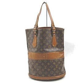 Louis Vuitton Monogram Marais Bucket GM Tote Bag 861746