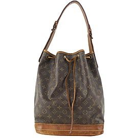 Louis Vuitton Large Monogram Noe Drawstring Bucket Hobo 6LV929